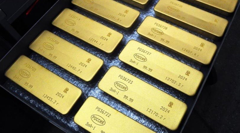 روسیه با ۳۱۱ میلیارد دالر، رکورد تازه ذخایر طلا را ثبت کرد