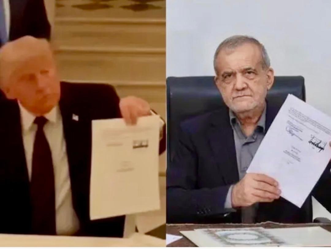 ترامپ در فرانسه و پزشکیان در تهران تفاهمنامه صلح را امضا کردند