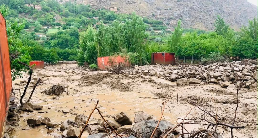 منابع: سیلاب در ولسوالی دره پنجشیر خسارت زیادی برجا گذاشت