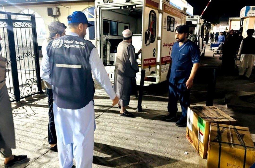 سازمان بهداشت تیم&zwnj;های امدادی را به محل زلزله در شمال افغانستان فرستاد