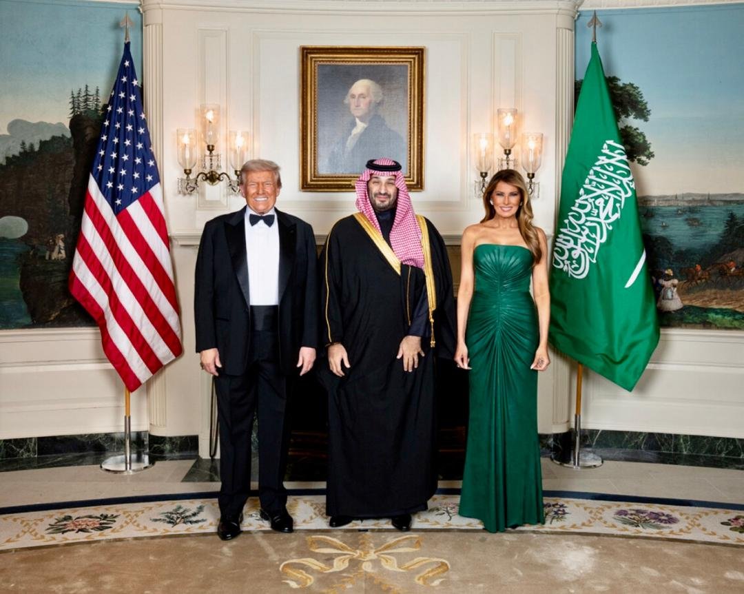 ترامپ: بودن در كنار پادشاه آينده سعودى، محمد بن سلمان محترم، بسيار عالى بود