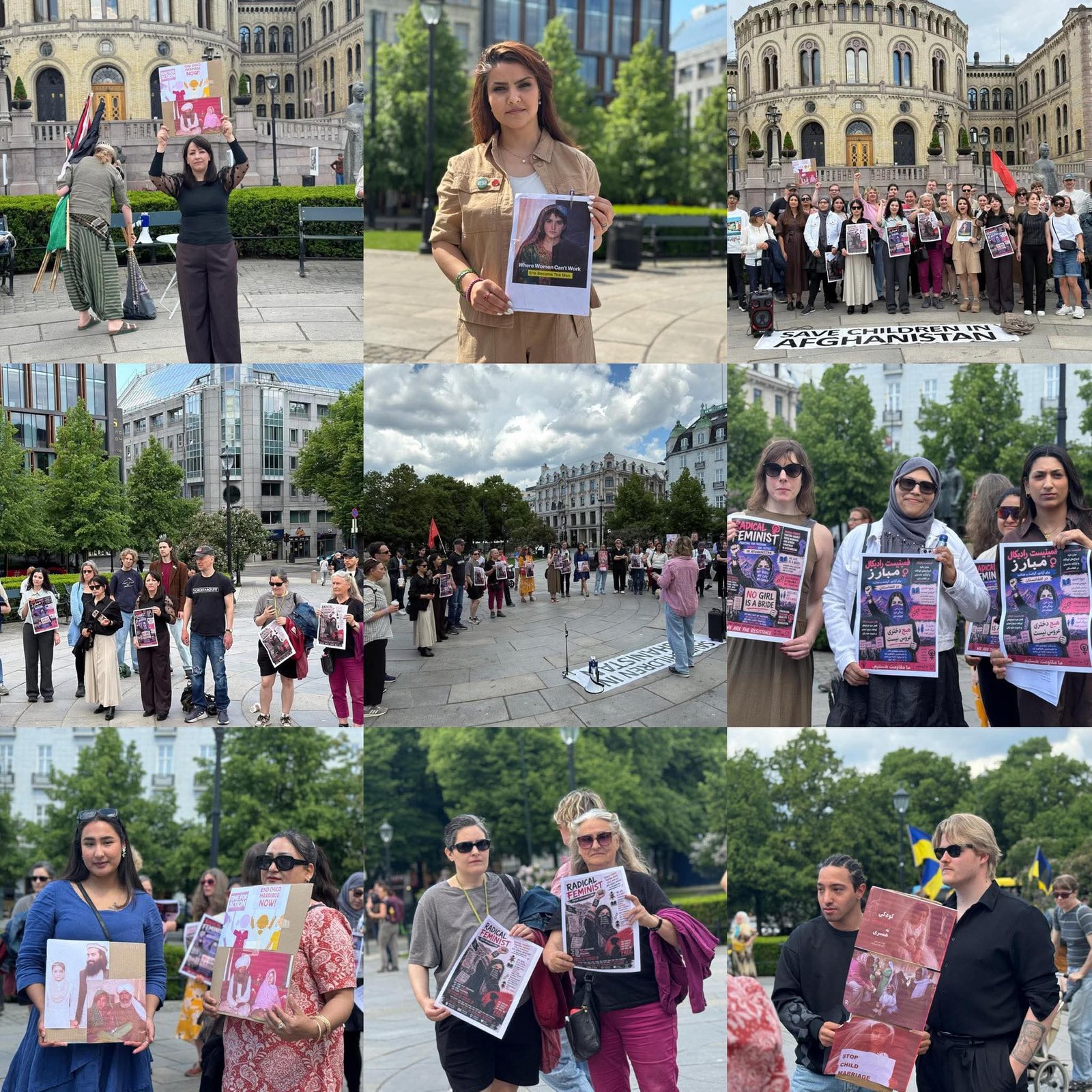 Women's Rights Activists in Norway Condemn Taliban's New Policies on Child Marriage